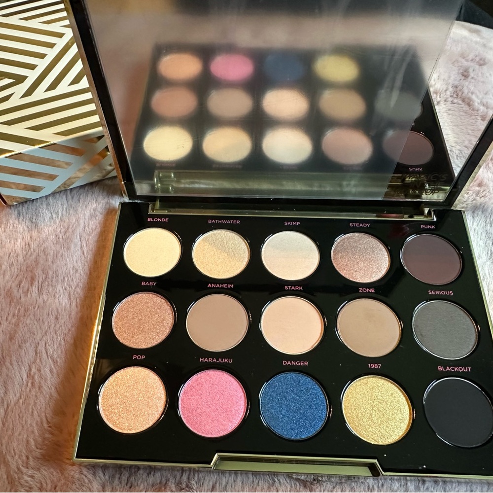 NWOT Urban Decay x Gwen Stefani Eyeshadow Palette in Metallic Gold & White - Picture 3 of 6